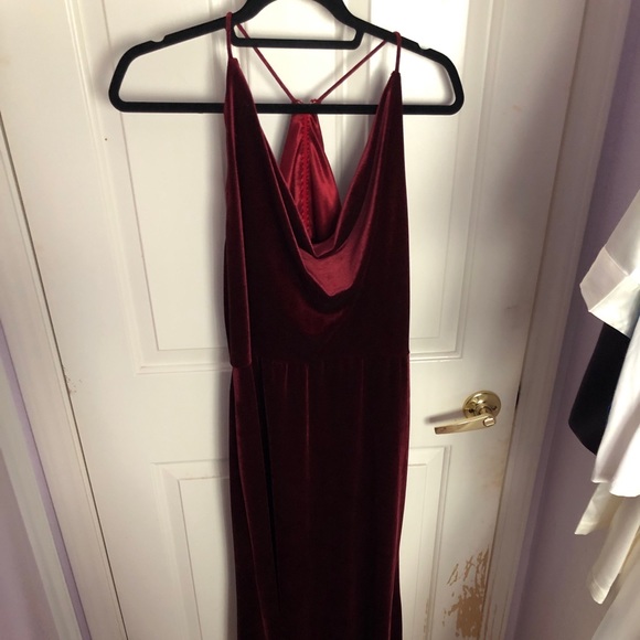 Jenny Yoo Berry Sullivan dress size:12 (velvet) - Picture 2 of 11